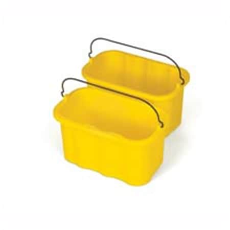 Eat-In Sanitizing Caddy- 10 Quart- 14in.x7-.50in.x8in.- Yellow EA1891688